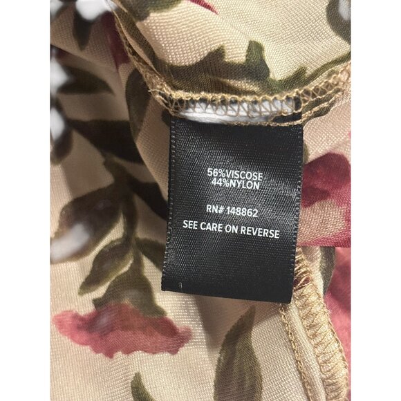 Torrid Floral Velvet Burnout Blouse Tunic Top | Size 2 (2X) | Romantic Boho - Picture 8 of 10